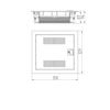 MT ONNLINE MULTIMEEDIA jaotusseadmed 1x12 modulaarne IP30 metallist uks