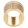 Muff 1" Online internal thread x internal thread brass