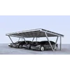 N-TYPE photovoltaic carport, two-bay - construction