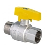 Nickel-plated gas ball valve with aluminum butterfly (MAI) (NW version) ORION 1/2"