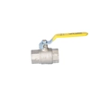 Nickel-plated gas ball valve with steel lever (DSt) ORION (NN version)1 1/4"