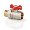 Nickel plated ORO ball valve with a gland with a half screw with an aluminum butterfly (MAl) 1 cal