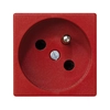 Ninho K45 com aterramento 16A/230V~, vermelho conectar