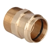 Niplu adaptor, filet exterior,18 X 1/2 bronz B Press Gas