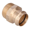 Niplu adaptor, filet exterior,35x1 1/2 bronz B Press