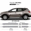 Nissan MURANO II Z51 - CHROME aizsargdurvju sloksnes