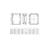 NOARK Hermetische N/T-Schaltanlage aus Kunststoff 1x12M PHS IP65 12T 1000V (101494)