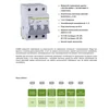 NOARK Leistungsschalter 3P Typ C 10A 6kA AC (100141)