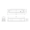 Noteinbauleuchte SUPREMA SCHA 250 A 3H IP54 AT CNBOP