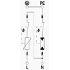 Obo Ac surge arrester v20-1+npe-280, type 2 (c), tn and tt networks