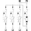 Obo Bettermann túlfeszültség-levezető ac b+c 4p v50-3+npt-280