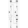 Obo maiņstrāvas pārsprieguma ierobežotājs v20-1+npe-280, tips 2 (c), tn un tt tīkli