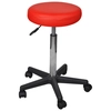 Office stools, 2pcs., Red, 35,5x98cm, artificial leather