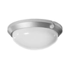OLGA S surface-mounted ceiling and wall circular luminaire with sensor 60W silver
