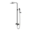 Omnires Parma graphite exposed shower set