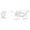 ONLINE-Austauscher 120l SGW(L) mit Doppelwendel, emailliert, gelber Polyurethanschaum, horizontal