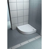 Onnline shower tray 90x90 cm semicircular R55 type płytki16x90x90x5cm