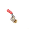 ONYX 1/2" nickel plated ball valve with gland and steel lever