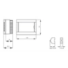 Opbouw schakelapparatuur 8 modulair (1x8) IP40 Viko Panasonic transparante deur