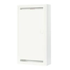 Opbouw schakelapparatuur MRN-2.Patchpaneel, stopcontact 250v 2P+Z, geperforeerde montageplaat 255X480X100