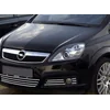 OPEL ZAFIRA B CHROM GRILL Lamellen Attrappe + HALOGEN