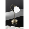 OR LA 4-1098 / 1 PATI Table lamp 1x40W E14, patina / opal glass white, height 20cm - ORION