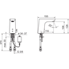 Oras Electra berührungsloser Wasserhahn mit Temperaturregelung 6151FZ