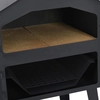 Outdoor pizza oven, charcoal with 2 refractory stones