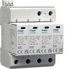 Overspanningsafleider T1+T2 MOV 4P TN-S/TT-netwerk Iimp=50 kA In=50kA Up1, 2kV