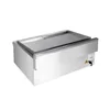 Padella Grill Elettrica Professionale, Liscia 2x3 kW 230V 76cm