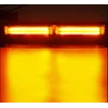 Painel de aviso de LED COLORIDO no para-brisa, rampa, 12-24 V - laranja
