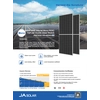 Painel Fotovoltaico JA SOLAR 465W Moldura Preta Bifacial Vidro Duplo