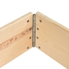 Pallet edging, 50x150cm, solid pine wood