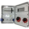 Panel equipped with 10 modules 1 socket 5 poly 16A 1 socket 5 poly 32A and 2 single-phase sockets 16A industrial %p9 /% site organization