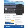 Panel fotovoltaico JA SOLAR 455W Marco Negro