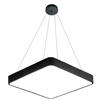 Panel LED negro suspendido LEDsviti 400x400mm 24W CCT inteligente con controlador (13201)