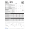 Paneles DAH Solar DHN-54X16/FS(BW)-440 W, pantalla completa