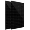 Pannelli bifacciali DAH Solar DHM-54X10/BF/FS(BB)-400W,, schermo intero, completamente nero