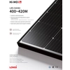 Pannello fotovoltaico Longi LR5-54HIH-410M 410W Cornice tipo P nera