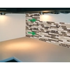 PAVEMOS 3D zelfklevende mozaïek grijze houtimitatie