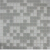 PAVEMOSA Bijelo-sivi stakleni mozaik za bazen
