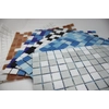 PAVEMOSA Skleněná mozaika hnědo-bílá bazénová