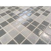 PAVEMOSA White-grey pool glass mosaic