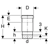 PE compensating cup d125