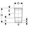 PE compensating cup d200