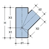 PEHD majica 75x56/45 S12.5, črna, QS (Quick Stream)