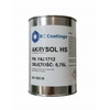 Peinture acrylique Akchem Akrysol HS gris clair semi-brillant 7035 RAL 0,75l