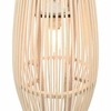 Pendant light, white, 23x55cm, willow, oval, 40w