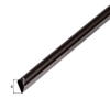 Perfil de fixação em PVC preto 2000x15x0.9mm
