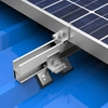 Perfil fotovoltaico de alumínio R52 Chave deslizante M8 L:3125mm